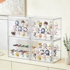 Acrylic Display Case, 3 Layer Clear Display Case Adjustable Display Box Stand - Image 5