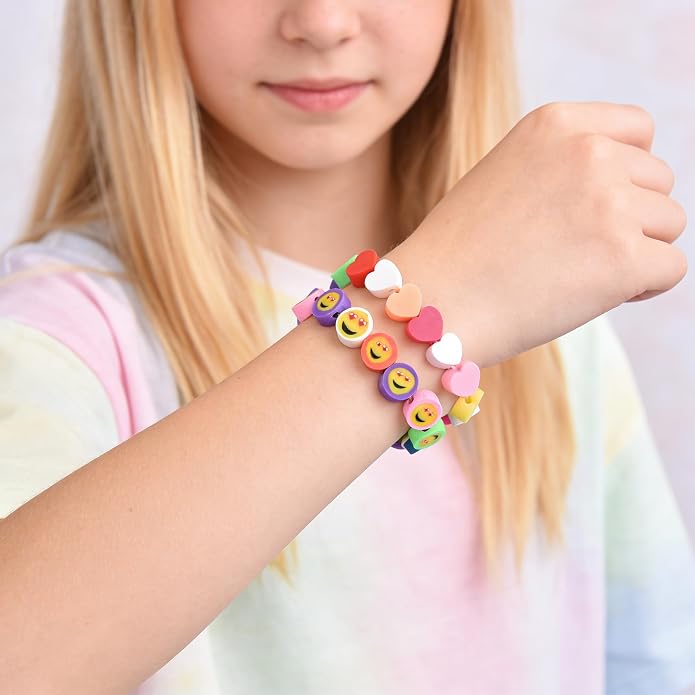 Friendship Bracelets for Girls, 10-Piece Cute Preppy Beaded Bracelet Set for - Image 5