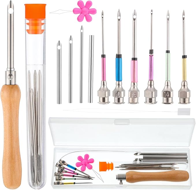 22PCS Punch Needle Tool Kit for Adults Beginners, Adjustable 9 Sizes Punch by Unknown