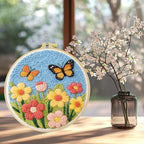 JOZYSH DIY Punch Needle Kits for Beginners Cute Cartoon Butterflies - Image 6