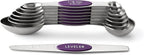 Spring Chef Purple Stainless Steel Magnetic Measuring Spoons Set of 8 - Image 8