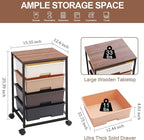 SYKIARIOL Utility Cart with 4 Drawers, Rolling Storage Cart with Drawers - Image 3