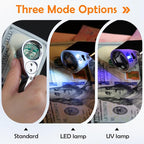 Leffis 40X Jewelers Loupe Magnifier Magnifying Glasses, LED/UV Illuminated - Image 6