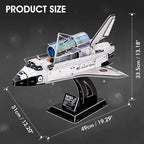 CubicFun NASA Space Shuttle Discovery 3D Puzzle Kit, 126 Pieces - Image 6