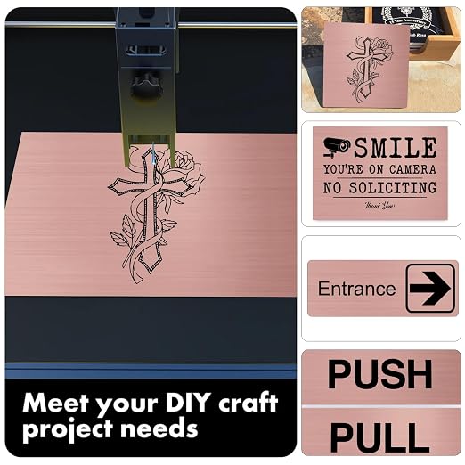5PCS Laser Engraving Double Color ABS Plastic Sheet, Two-Tone Laserable - Image 5