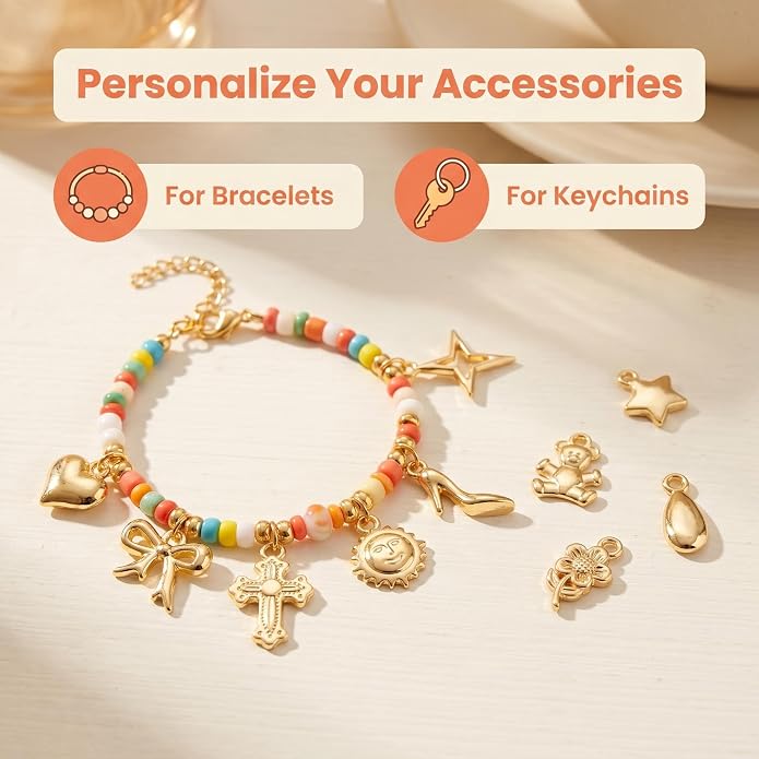 Keychain Charms Bulk 30pcs mixed Cute 3D Charms - Image 4