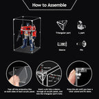 Clear Acrylic Display Case, Self-Assemble Showcase - Image 5