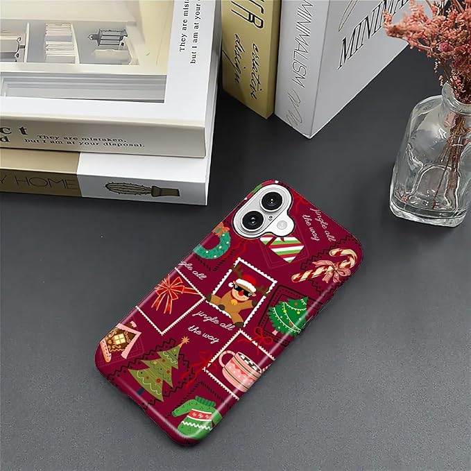 Case for iPhone 16, Scratch Resistant Hybrid Double Layer Hard Shell，Coquette - Image 5