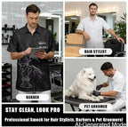 Professional Grooming Smock Unisex, Water Resistant Anti-Static | Hairdresser - Image 4