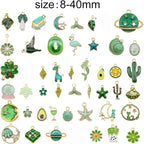 30pcs Mixed Enamel Charms Pendants - Image 2