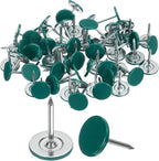 uxcell 150Pcs Upholstery Tacks, 11mmx15mm Flat Head Thumb Tack Decorative by uxcell
