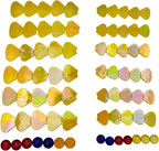 Esweny 12 Flower Stained Glass Mosaic Tiles - Image 6