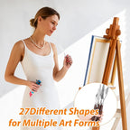 27 Piece Stainless Steel Palette Knife Set, Painting Knives - Image 4