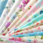 flic-flac 50pcs 8 x 8 inches Cotton Fabric Squares Quilting Sewing Floral - Image 5