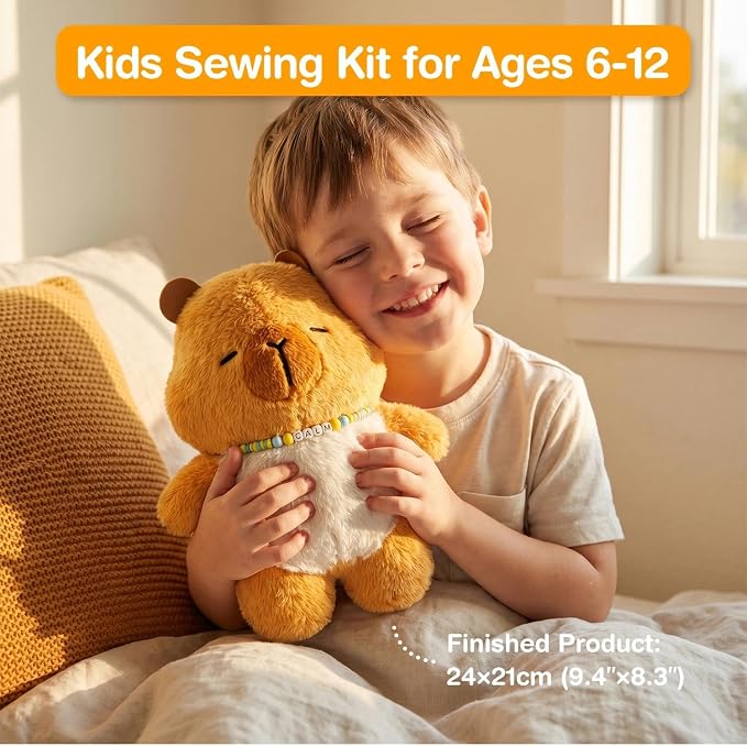 Avenir My First Sewing Kit for Kids Ages 6-8 | Learn to Sew Stuffed Animal - Image 4