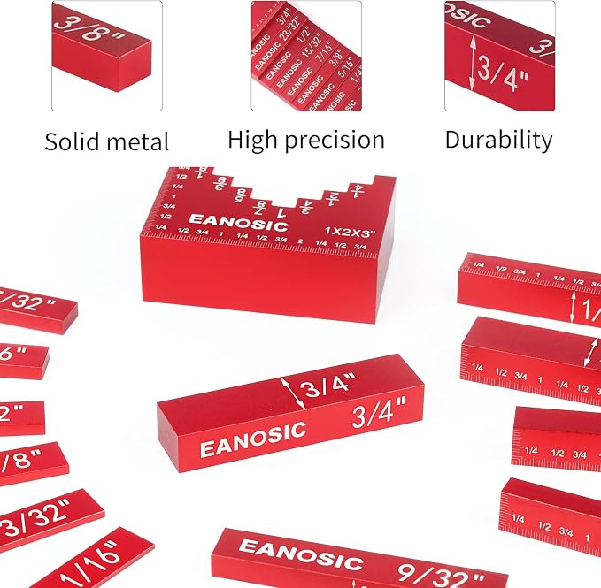 EANOSIC Setup Blocks Woodworking Tools - Image 2