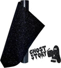 Glitter Heat Transfer Vinyl 12" x 5ft Black Glitter Iron on Vinyl by LUKGELYAMOFFICIAL