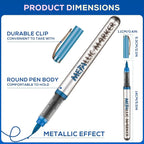 Metallic Acrylic Paint Markers, Fabric Paint, DIY Crafts - Image 4