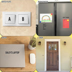 Letter Stickers, Mailbox Numbers, 1.5 Inch Waterproof Vinyl Alphabet | 1 - Image 5
