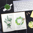 EOOUT 3pcs Blank Notebook, A5 Hardcover Sketchbook 120 Sheets 240 Pages Unlined - Image 7