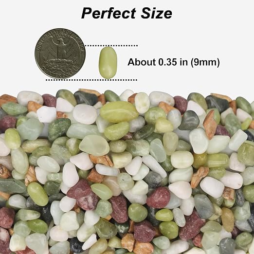 River Rocks, Landscaping Pebbles, Decorative Ornamental Pebbles, Garden - Image 2