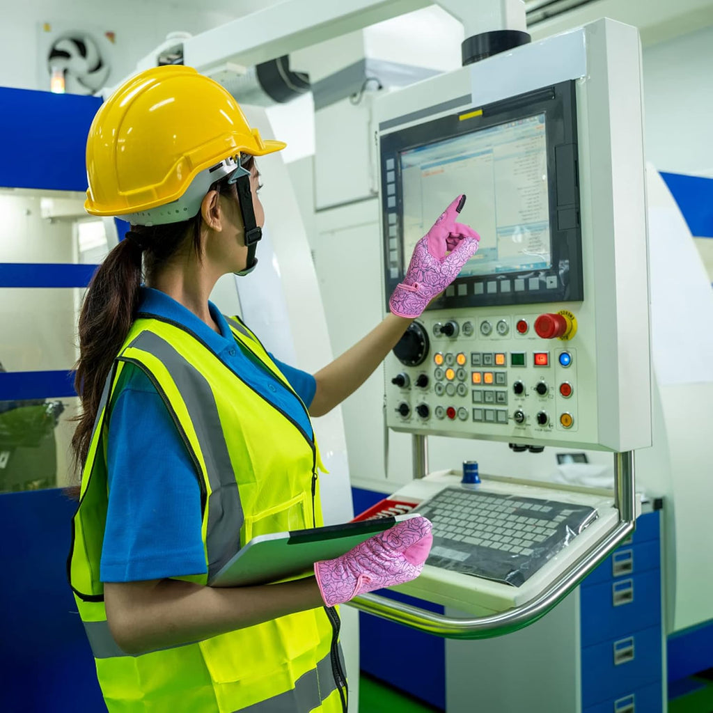 Thorn Proof&Puncture Resistant Gardening Gloves with Grip,Garden Gloves for Women, Leather Work Gloves,Gifts