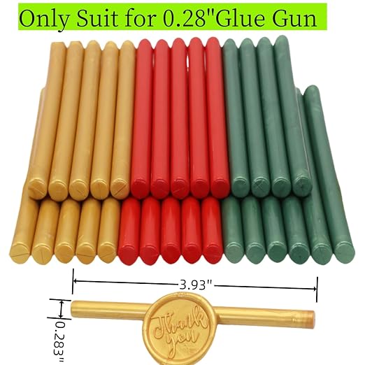 Wax Seal Sticks, Atopbb 30pcs Glue Gun Wax Sealing Sticks Beads Only Suit - Image 2
