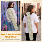 Vintage Chinoiserie Floral Mahjong Mat Bag - Image 7