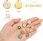 UMAOKANG 8 Mixed Color Enamel Charm - Image 2