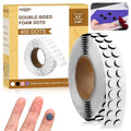 400 PCS 2mm Double Sided Foam Dots 0.3" Foam Round Dots 3D Foam Tape Craft by Unknown