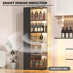 VersionTECH. Glass Display Cabinet - Image 3