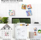 AUREUO Mini Magnetic Canvas Panel 2.5x2.5 Inch / 24 Pack - Image 6