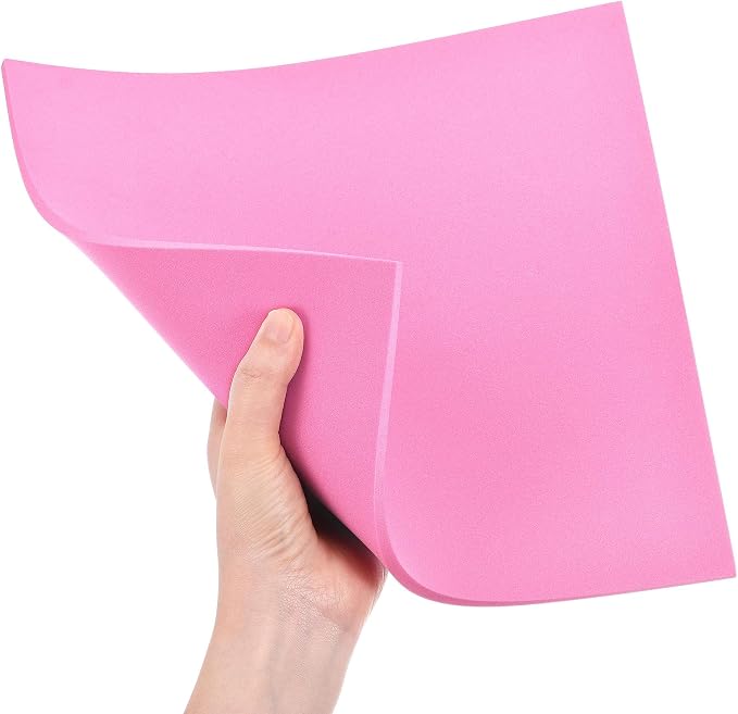 uxcell Pink EVA Foam Sheets 10 x 10 Inch 5mm Thickness - Image 5