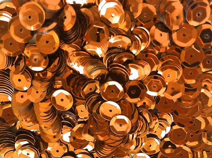 Sequins 8mm 800/Pkg by Golden+Leaf
