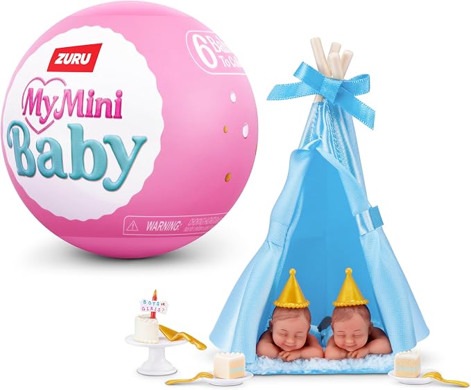 My Mini Birthday Series 1 by ZURU – Collectible Mystery Capsule Baby Doll by ZURUMyMini