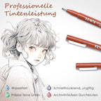 KEMYR 10 Micro Fine liner Drawing Art Pens Calligraphy Pens: 0.05mm-1.0mm Size - Image 4