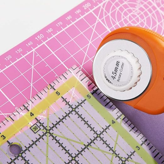 UOOU Quilting Ruler 1 Pack, Square Quilting Rulers Fabric Cutting Ruler Acrylic - Image 7