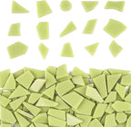 Youway Style Lemon Green Glass Mosaic Tiles by YouwayStyle