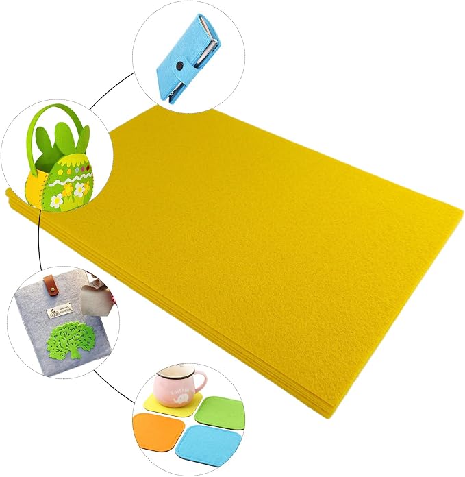 Jtnohx Stiff Felt, 2mm Thick Felt Sheets - Image 2