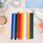 24PCS Mini Size 0.27" Dia x 8" Long Color Hot Melt Glue Sticks, All Temperature - Image 4