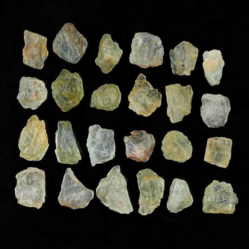ColouredRocks 100 carats Aquamarine Crystals, Raw Stones, Rough Gemstones - Image 4