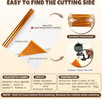 Orange Metallic Foil Heat Transfer Vinyl - Image 3