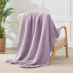 100% Cotton Muslin Blanket 40" x 40", Breathable and Lightweight Cotton Throw - Image 7