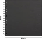 Vienrose DIY Scrapbook Album 8x8 Inch Hardcover Kraft Paper Scrap Book Photo - Image 4