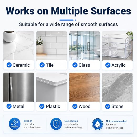 80 PCS Nano Double Sided Adhesive Pads, Waterproof No Damage Removable Heavy - Image 6