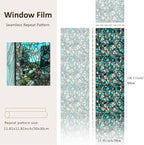 funlife Original Hand-Drawn Faux Stained Glass Window Film, Double-Sided Static - Image 3