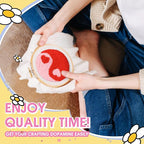 yuegool 6PCS Energy Punch Needle Coasters Kit, Easy DIY Punch Needle Embroidery - Image 3