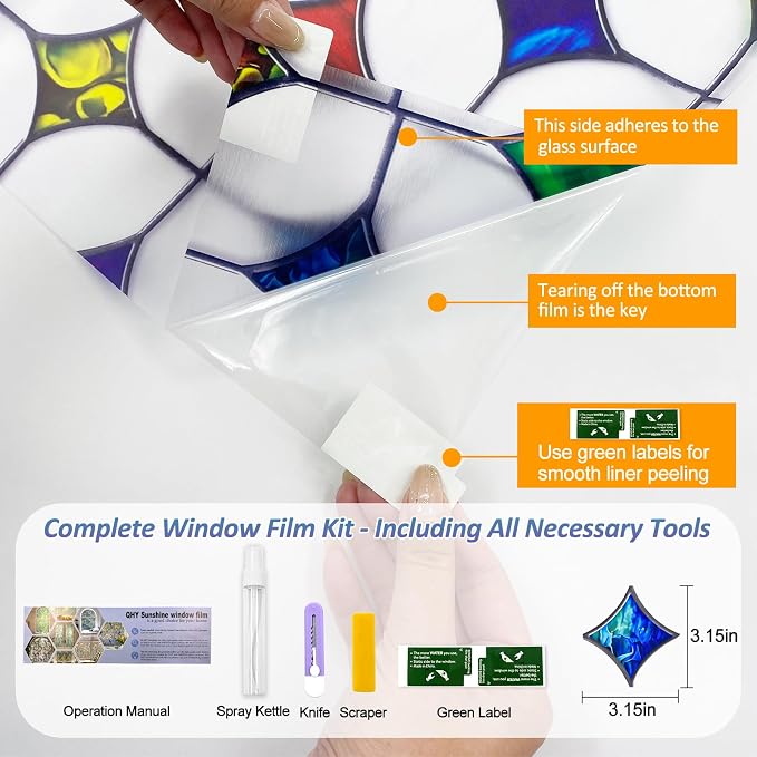 Stained Glass Window Film - Image 2