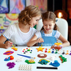 Juboury Kids Arts and Crafts Plaster Painting Craft Kit Art Set - Image 5