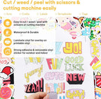 TECKWRAP Laminating Sheets Clear Laminate Sheets Sticker Paper - Image 3